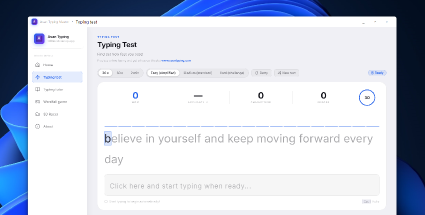 English Typing Offline